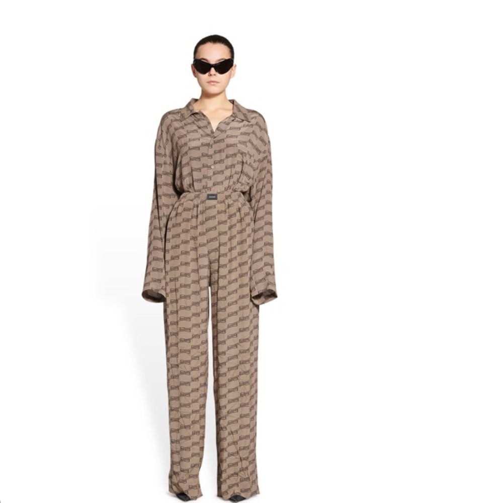BALENCIAGA BB PAJAMA STYLE PANTS